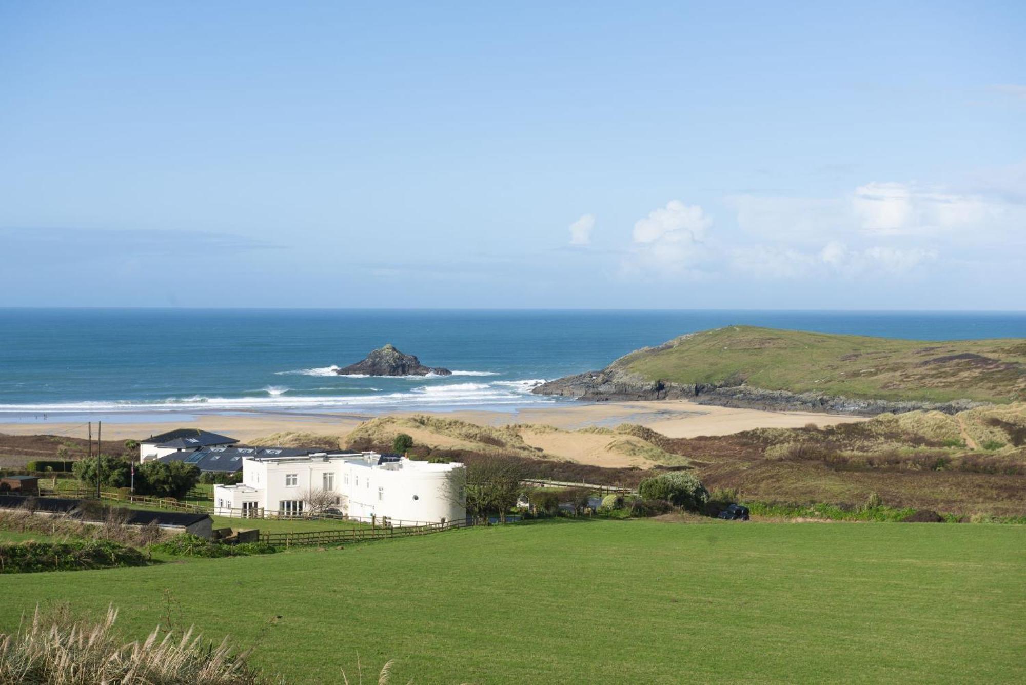 Beachview Apartment 6, Crantock, Newquay Exteriör bild