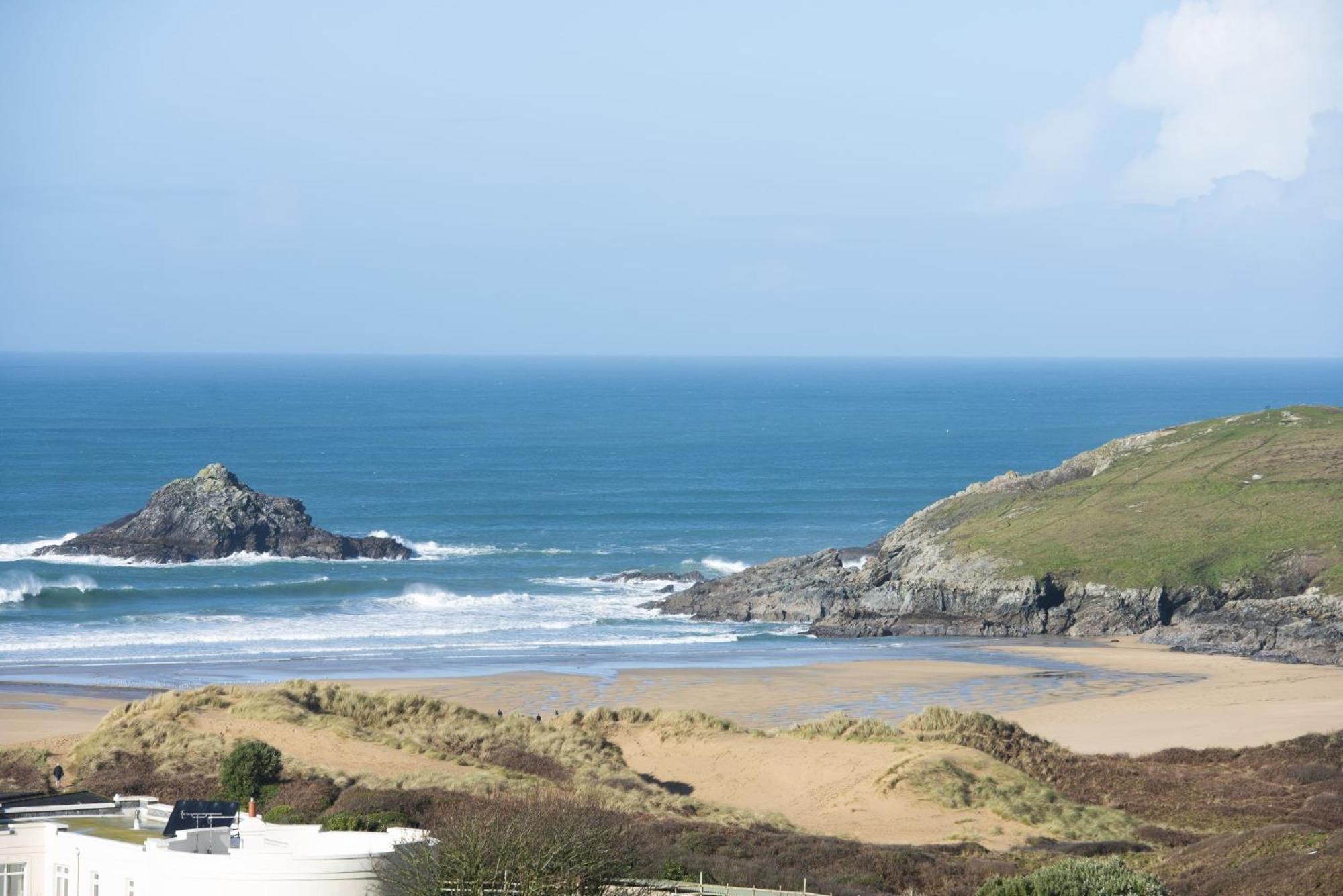 Beachview Apartment 6, Crantock, Newquay Exteriör bild